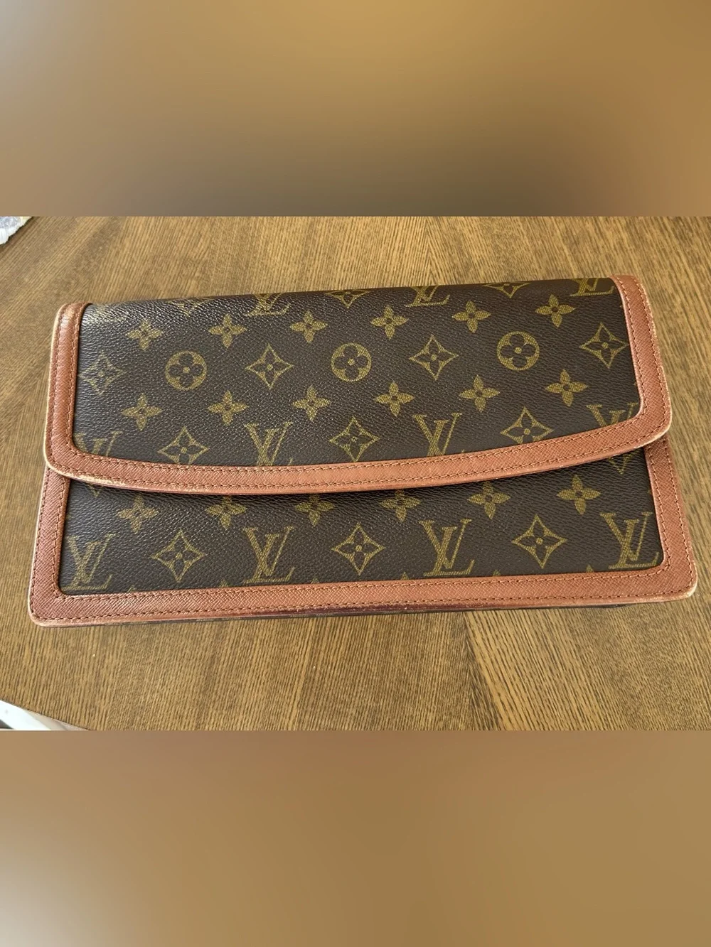 Vintage Louis Vuitton Clutch - Monogram Pochette Dame GM Clutch Bag - Dec 1992
